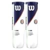 Wilson Roland Garros All Court 2x 4 Ball Tube -Tennis Shop 0162600000 000