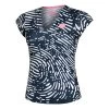 BIDI BADU Fingerprint Printed V-Neck T-Shirt Women -Tennis Shop 01897000 000