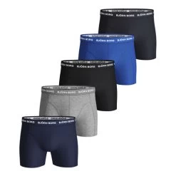 BJØRN BORG Solid Sammy Boxer Shorts 5 Pack Men