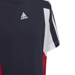 ADIDAS Colorblock 3-Stripes Regular Fit T-Shirt Boys -Tennis Shop 18050000 10