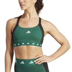 ADIDAS PWI Medium-Sport Tech-Fit Color Block Sports Bras Women -Tennis Shop 18520000 13