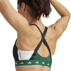 ADIDAS PWI Medium-Sport Tech-Fit Color Block Sports Bras Women -Tennis Shop 18520000 16
